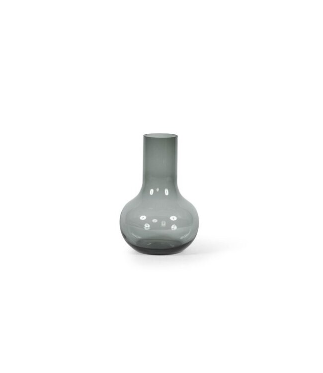 Dekocandle Chimney vase rounded smoke (ø 25 x 37 cm)