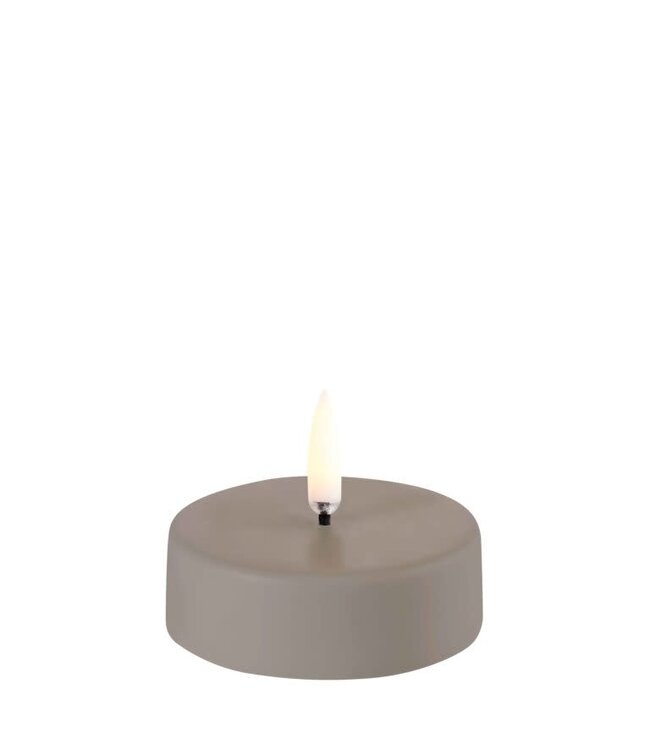Uyuni LED theelicht  - maxi-(2xAAA)   Ø6,1-zand