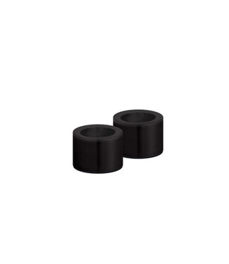 Uyuni Kandelaar- mat zwart- 2 stuks 3,25x2,32 cm