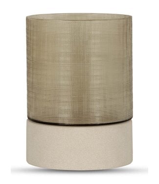 Bombyxx Oberina Large Windlicht Smoke 17,5cm