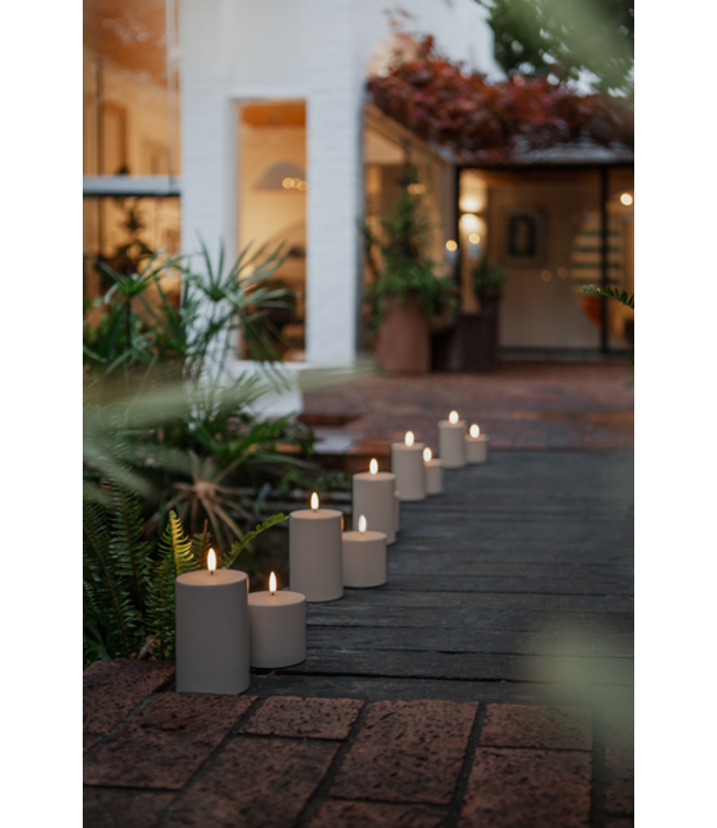 Uyuni Outdoor LED stompkaars- zand-7,8x7,8  cm