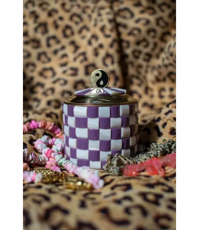 Treasurebox yin yang purple