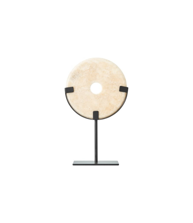 Coin Onyx on a stand small - 35xØ20 cm, onyx