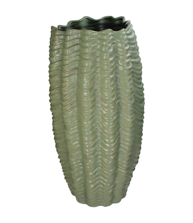 Vase Stoneware Green 32x31.5x60cm