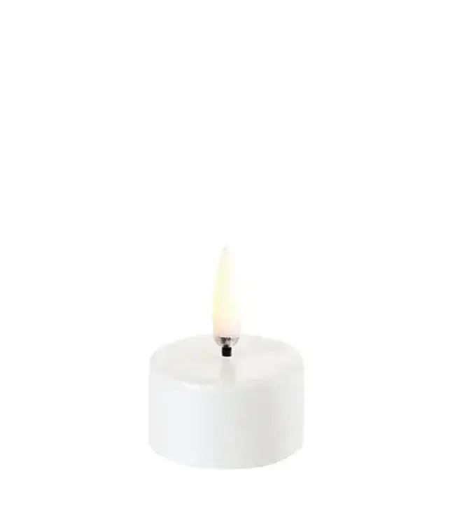 Uyuni LED theelicht~wit-incl batterij  - 4x2,1 cm