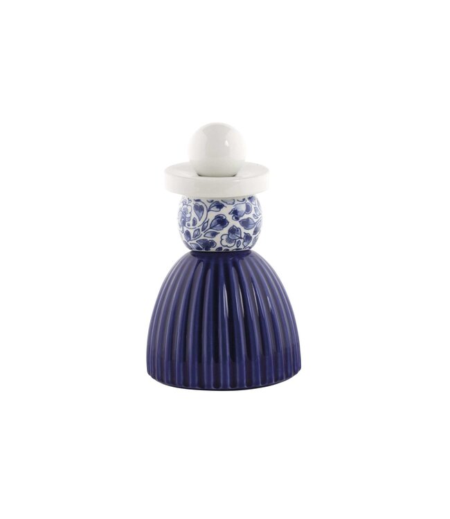 Royal Delft Proud Mary Cobalt Flower-Pattern
