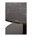 Salontafel Ø76x36 cm PAZO donker bruin marmer+donker bruin