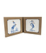 Royal Delft Goldie Tiles Set bruidegom en bruid