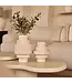 Mooisa Travertine Agano vaas Medium H23cm Ø20cm