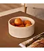 Mooisa Fruitschaal Travertine 24x10cm