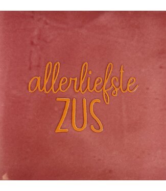 Allerliefste zus rose/oranje