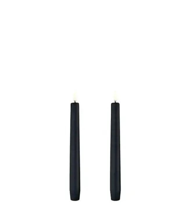 Uyuni Dinerkaarsen led- Zwart- 2-stuks - 2,3x20,5 cm