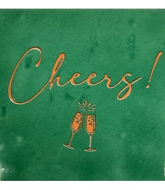 Cheers champagne hardgroen/oranje