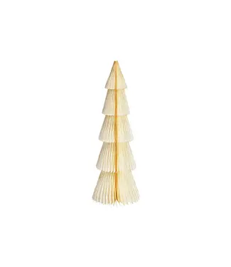 Display dennenboom Honingraat van FSC papier/karton wit (B/H/D) 10x30x10cm