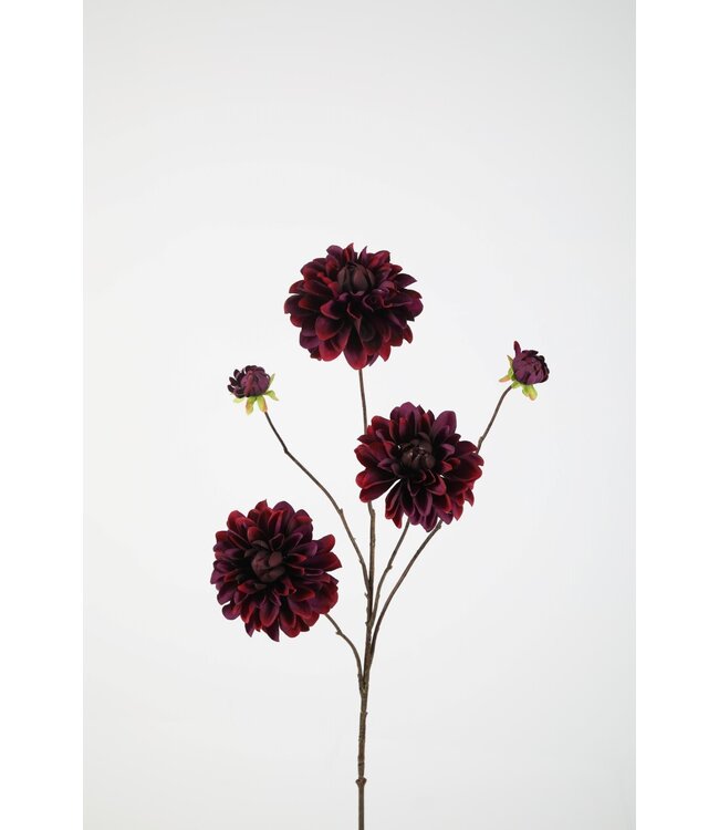Dahlia Spray x5 90cm purple