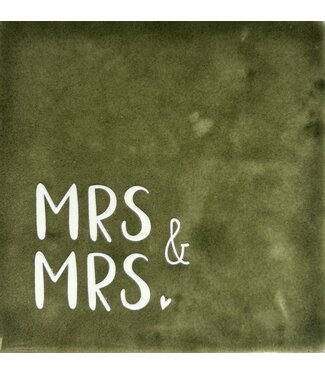 Mrs & Mrs olijf/crème