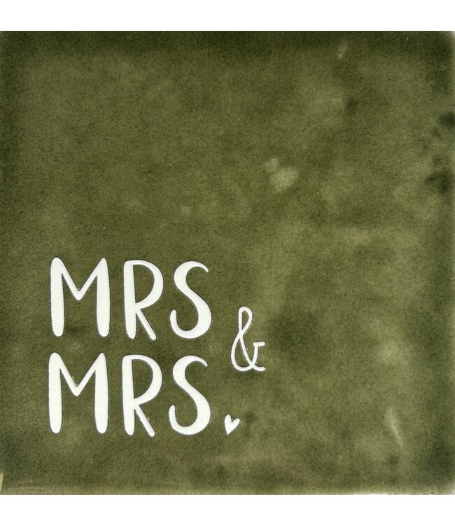 Mrs & Mrs olijf/crème