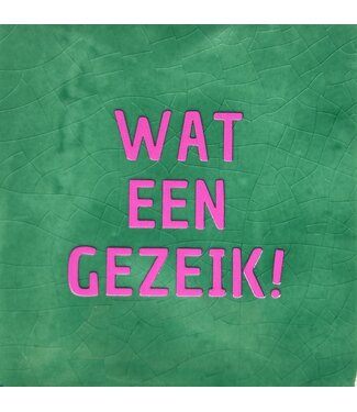 Wat een gezeik hardgroen/roze