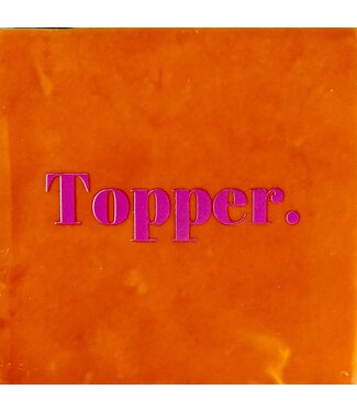 Topper. oranje/roze