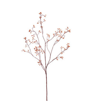 LARGE ELEGANT BERRY BRANCH 135CM ORANGE