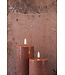 Uyuni LED stompkaars - Terra-rustiek - Ø7,8x 20 cm