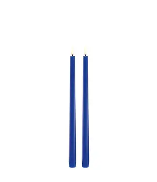 Uyuni Dinerkaarsen led -Koningsblauw -  2-stuks - 2,3x32 cm