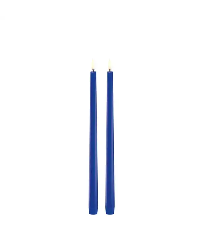 Uyuni Dinerkaarsen led -Koningsblauw -  2-stuks - 2,3x32 cm