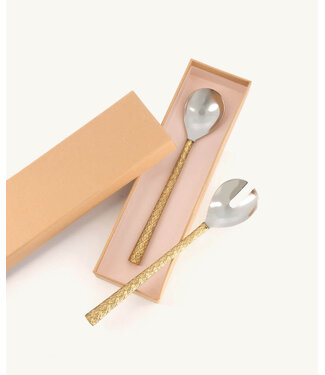 Chameli Salad Server Set in Giftbox