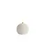 Uyuni LED round candle, Nordic white, Glitter, 7x7 cm