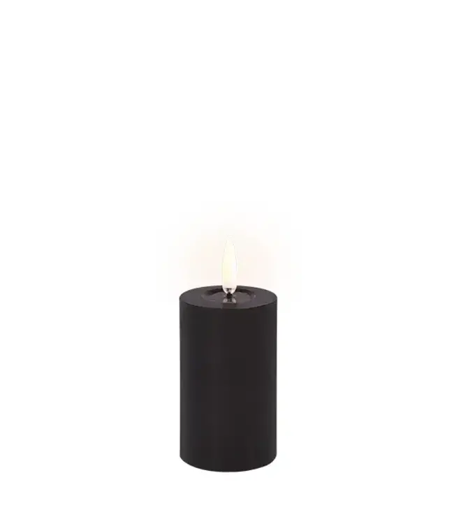 Uyuni LED stompkaars-  gesmolten - Zwart - Ø5x7,5cm
