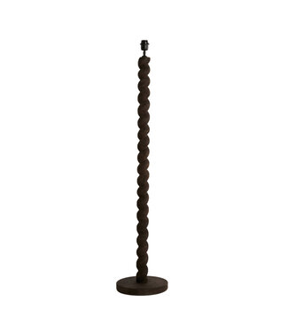 Vloerlamp Ø30x138 cm NANNO hout  mat grijs/bruin
