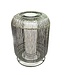 Danielius Black PE solar LED lantern round S