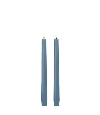Uyuni Dinerkaarsen led -Hazy Blue- 2-stuks-  2,3x25 cm