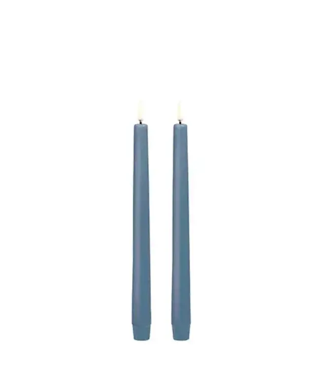 Uyuni Dinerkaarsen led -Hazy Blue- 2-stuks-  2,3x25 cm