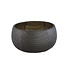 Elichi Brown glass bowl round