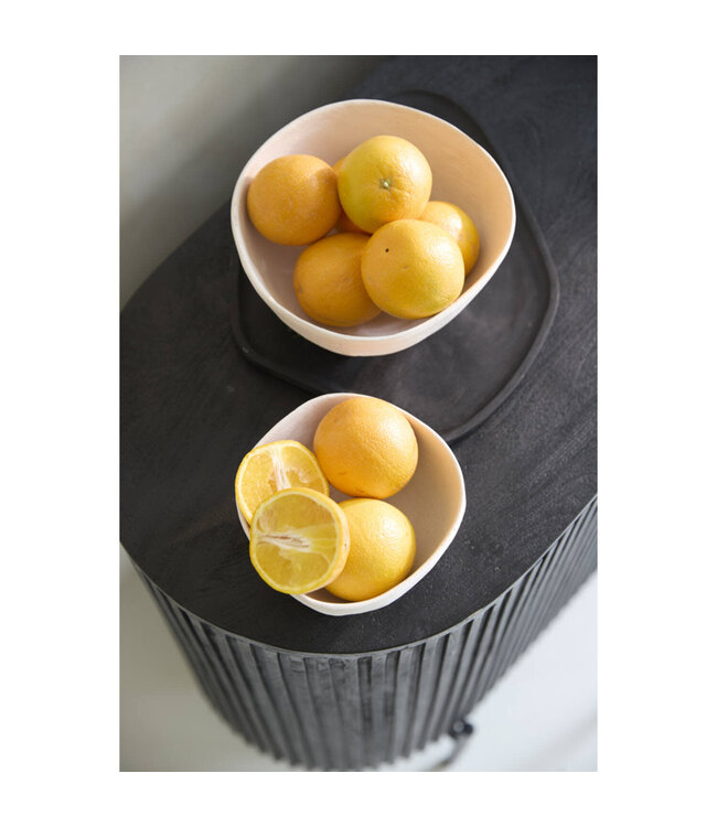 Schaal op voet 21x20,5x10 cm ROSANA  rosana creme