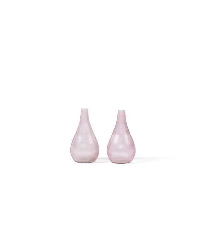 Dekocandle Soliflower Thin Line Sprayed (Pink, ø 7,5 cm x 13 cm)