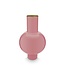 pip Vase Metal Medium Pink 24x40cm