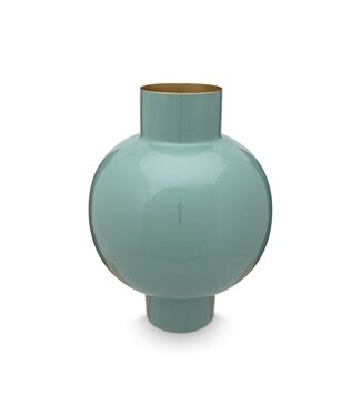 pip Vase Metal Large Soft Green 31.5x42cm