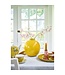 pip Vase Metal Yellow 23cm