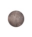 Kemp Brown canvas painting rough round S 90.0 x 2.5 x 90.0 cm