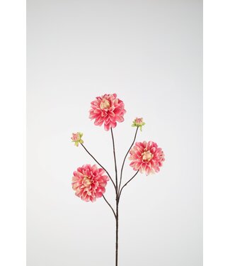 Dahlia Spray x5 90cm cr/pu