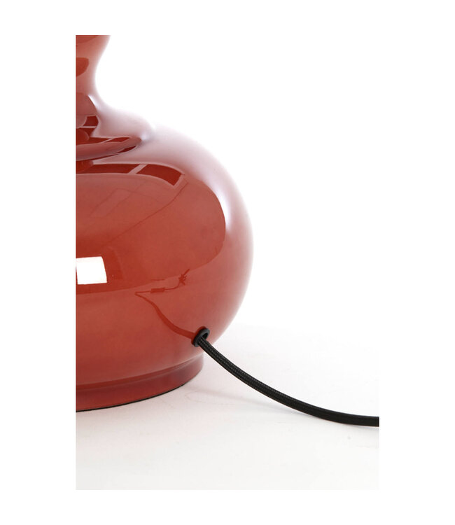 Lampvoet Ø28,5x33 cm VERDE glas bruin