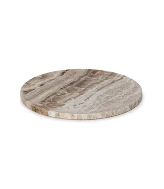 Mooisa Dienblad Marmer Sandal Onyx met lichte rand Ø50cm