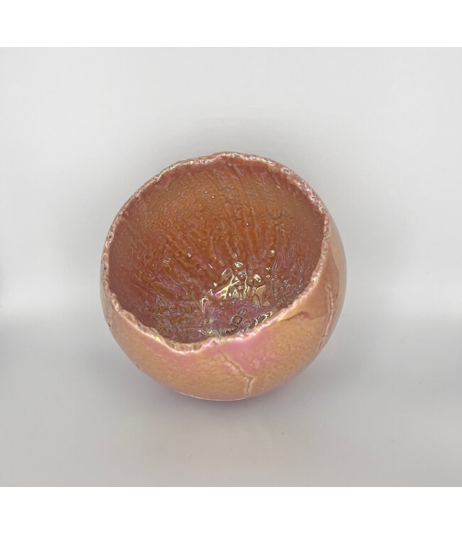 Ecri Living Bolivia Egg Nude Parel keramieken pot Ø14,5 cm – Ecri Living