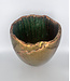 Ecri Living Stijn Jade Gold keramieken pot 17 cm – handgemaakt door Ecri Living