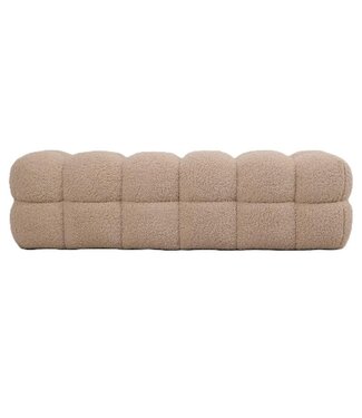 Teddy bench beige