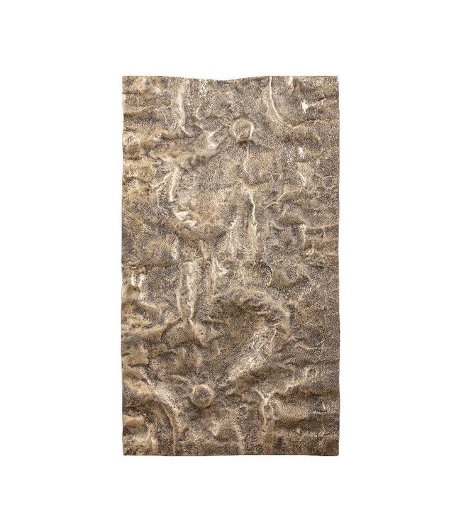 Eogan Gold casted alu wall panel rough  50.0 x 5.0 x 90.0 cm