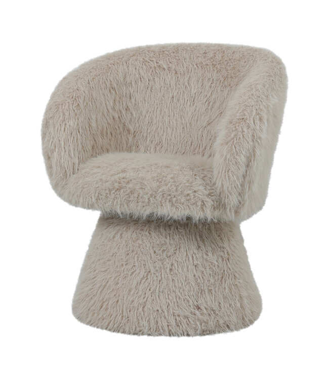 Hermes Beige dining/fauteuil chair hair