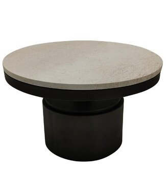 Bregt coffeetable low beige marble